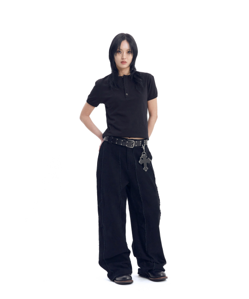 AAKAM(アーカム)の「Boots Ringer Top (Black)(Tシャツ/カットソー・レディース・その他・1/2)」の11枚目の写真