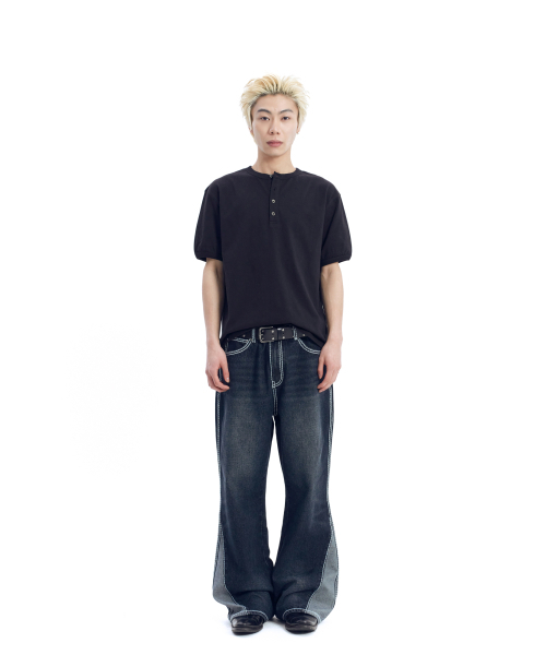 AAKAM(アーカム)の「Boots Ringer Top (Black)(Tシャツ/カットソー・レディース・その他・1/2)」の8枚目の写真