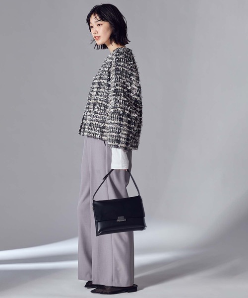 Gready Brilliant（グレディブリリアン）の「ソフトフラップショルダー（ショルダーバッグ・レディース・ブラック/ブラウン・FREE）」の4枚目の写真