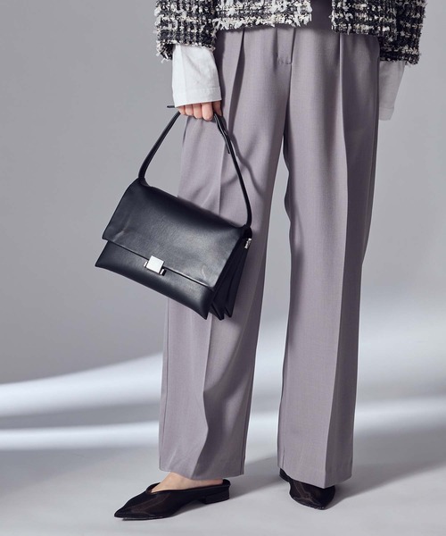 Gready Brilliant（グレディブリリアン）の「ソフトフラップショルダー（ショルダーバッグ・レディース・ブラック/ブラウン・FREE）」の6枚目の写真