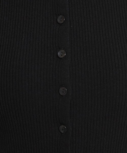 couture brooch（クチュールブローチ）の「前後2WAY衿レースカーディガン（カーディガン/ボレロ・レディース・ブラック/ライトグレー・38）」の21枚目の写真