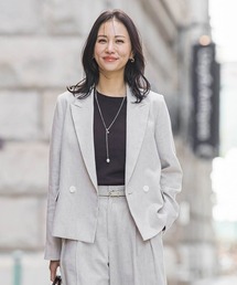 LAUTREAMONT | クラシックポリリネンヘリンボンジャケット≪手洗い≫(その他アウター)