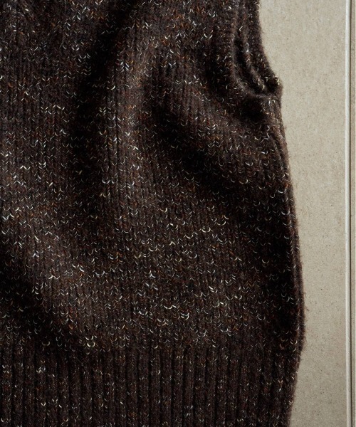 anuke(アンヌーク)の「anuke Nep Knit Vest ネップニットベスト/62620529(ベスト・レディース・グレー/ブラウン・ONE SIZE)」の12枚目の写真