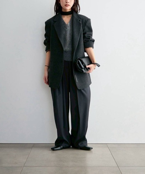 anuke(アンヌーク)の「anuke Nep Knit Vest ネップニットベスト/62620529(ベスト・レディース・グレー/ブラウン・ONE SIZE)」の14枚目の写真