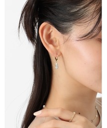 Edit Sheen | パヴェドロップミニフープピアス(ピアス(両耳用))