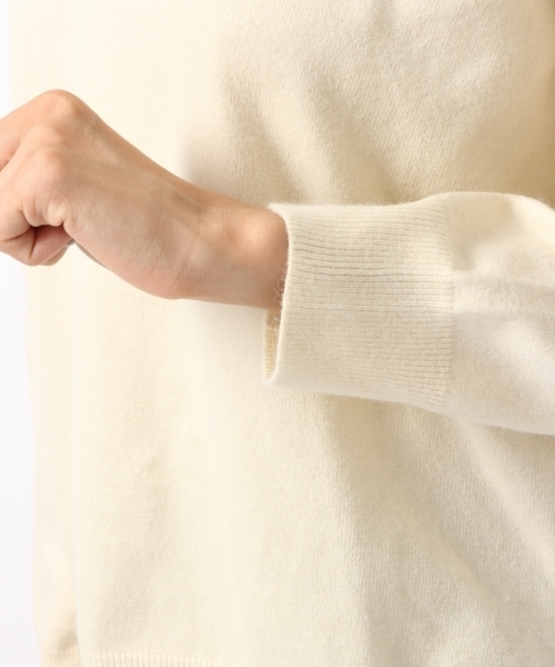 Heather(ヘザー)の「ハイゲージスリットVニット 712944(ニット/セーター・レディース・ベージュ/ネイビー/グレー/アイボリー/ピンク系その他/ライトピンク・FREE)」の9枚目の写真