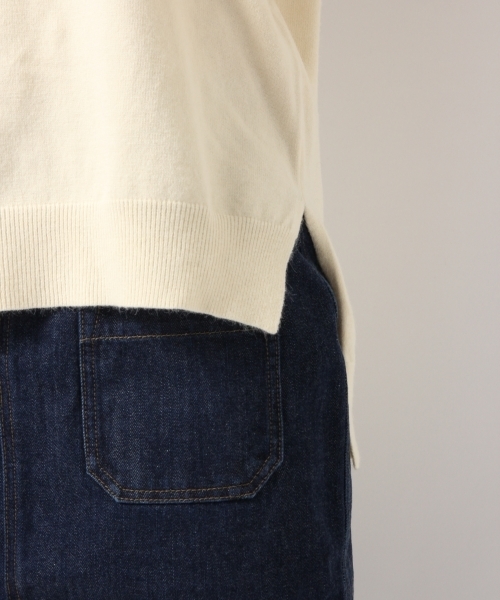 Heather(ヘザー)の「ハイゲージスリットVニット 712944(ニット/セーター・レディース・ベージュ/ネイビー/グレー/アイボリー/ピンク系その他/ライトピンク・FREE)」の10枚目の写真