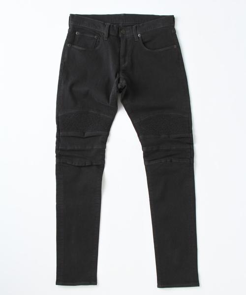MONKEY TIME（モンキータイム）の「＜monkey time＞ ツイル バイカー ジェギンスパンツ◆（デニムパンツ・メンズ・ブラック・MEDIUM/LARGE/SMALL/X-LARGE）」の10枚目の写真