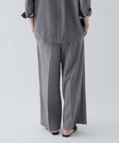 cloenc(クロエンス)の「【接触冷感/UVカット/マシンウォッシュ】イージーワイドパンツ(その他パンツ・レディース・ライトグレー/チャコールグレー/ピンク/ダークブラウン・03/02/01)」の10枚目の写真