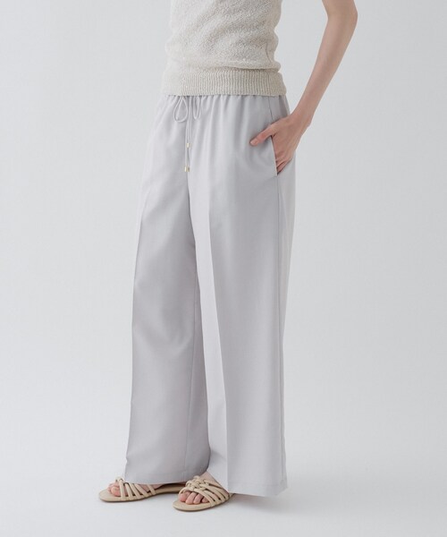 cloenc(クロエンス)の「【接触冷感/UVカット/マシンウォッシュ】イージーワイドパンツ(その他パンツ・レディース・ライトグレー/チャコールグレー/ピンク/ダークブラウン・03/02/01)」の16枚目の写真