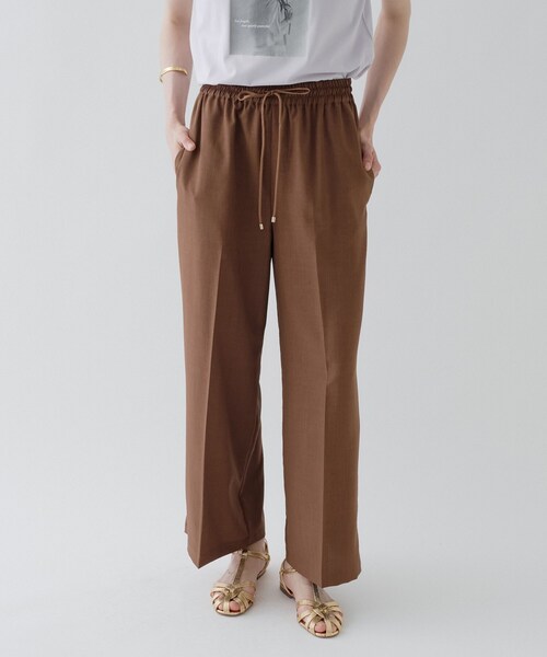 cloenc(クロエンス)の「【接触冷感/UVカット/マシンウォッシュ】イージーワイドパンツ(その他パンツ・レディース・ライトグレー/チャコールグレー/ピンク/ダークブラウン・03/02/01)」の20枚目の写真