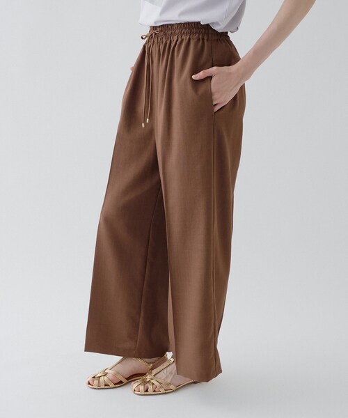 cloenc(クロエンス)の「【接触冷感/UVカット/マシンウォッシュ】イージーワイドパンツ(その他パンツ・レディース・ライトグレー/チャコールグレー/ピンク/ダークブラウン・03/02/01)」の21枚目の写真