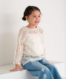 LEPSIM | 【KIDS】カットレースチュニック《2点セット》　639403(Tシャツ/カットソー)