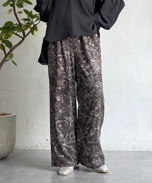 un dix cors（アンディコール）の「小花柄パンツ（その他パンツ・レディース・ベージュ/ブラウン・FREE）」の14枚目の写真