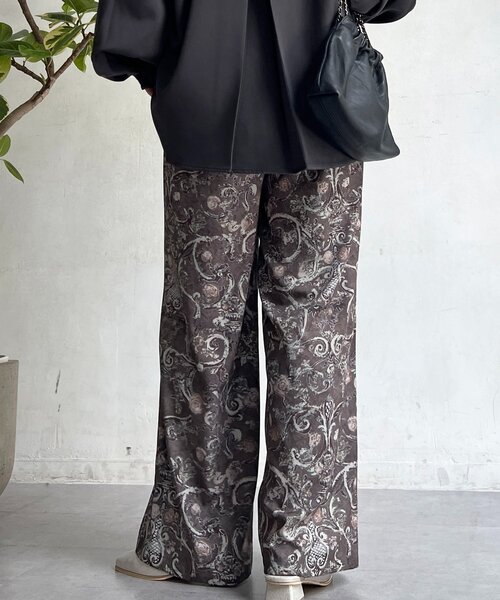 un dix cors（アンディコール）の「小花柄パンツ（その他パンツ・レディース・ベージュ/ブラウン・FREE）」の16枚目の写真