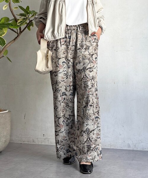 un dix cors（アンディコール）の「小花柄パンツ（その他パンツ・レディース・ベージュ/ブラウン・FREE）」の17枚目の写真