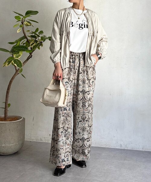 un dix cors（アンディコール）の「小花柄パンツ（その他パンツ・レディース・ベージュ/ブラウン・FREE）」の19枚目の写真