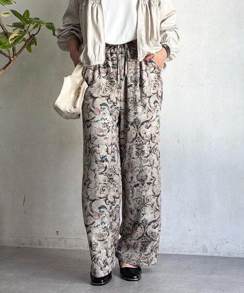 un dix cors（アンディコール）の「小花柄パンツ（その他パンツ・レディース・ベージュ/ブラウン・FREE）」の20枚目の写真