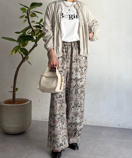 un dix cors（アンディコール）の「小花柄パンツ（その他パンツ・レディース・ベージュ/ブラウン・FREE）」の21枚目の写真