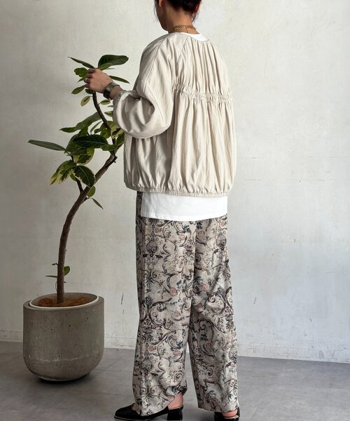 un dix cors（アンディコール）の「小花柄パンツ（その他パンツ・レディース・ベージュ/ブラウン・FREE）」の22枚目の写真