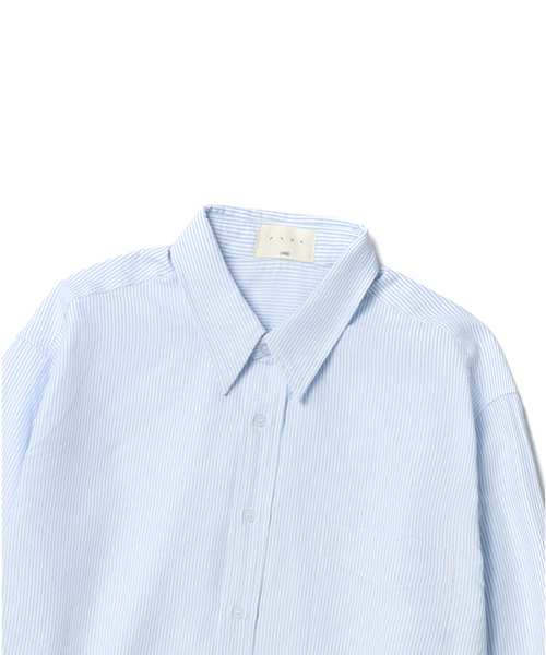 And Again（アンドアゲイン）の「コンフォートストライプシャツ（スカイブルー）（シャツ/ブラウス・メンズ・その他・MEDIUM/LARGE）」の5枚目の写真
