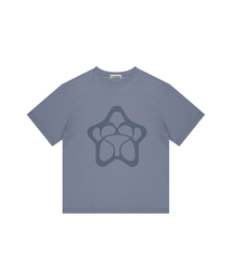 STAR GRAPHIC OVERSIZED T-SHIRT [BABY BLUE]