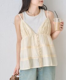 CIAOPANIC TYPY | 【india】コード刺繍キャミビスチェ(シャツ/ブラウス)