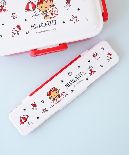 SANRIO/サンリオ〉 ハローキティ Summer Days 箸＆スプーン コンビ