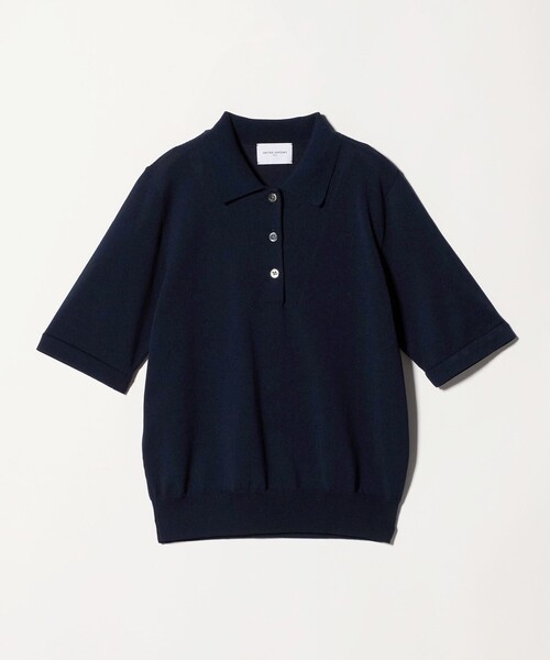 UNITED ARROWS（ユナイテッドアローズ）の「ポロコンビ 4WAY ニット ‐ウォッシャブル‐（ニット/セーター・レディース・ネイビー/ダークブラウン/ブラック/ライム・FREE）」の22枚目の写真