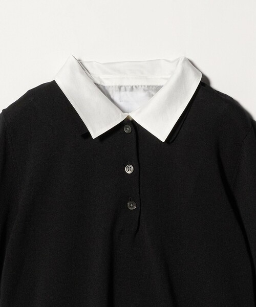 UNITED ARROWS（ユナイテッドアローズ）の「ポロコンビ 4WAY ニット ‐ウォッシャブル‐（ニット/セーター・レディース・ネイビー/ダークブラウン/ブラック/ライム・FREE）」の14枚目の写真