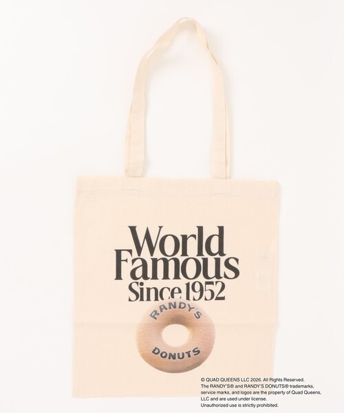 GOOD ROCK SPEED（グッドロックスピード）の「【GOOD ROCK SPEED/グッドロックスピード】Randy's Donuts BAG ランディーズ・ドーナツ トートバッグ（トートバッグ・レディース・ホワイト/アイボリー・フリー）」の18枚目の写真