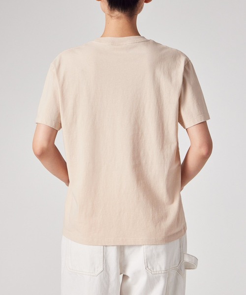 PS Paul Smith(ピーエスポールスミス)の「ウィメンズ "Happy" 半袖Tシャツ / 165406 232VD(Tシャツ/カットソー・レディース・アイボリー・MEDIUM/LARGE/2L)」の6枚目の写真
