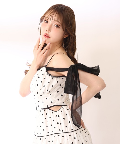 セール】【SMサイズ展開あり】サイドカットロングワンピース