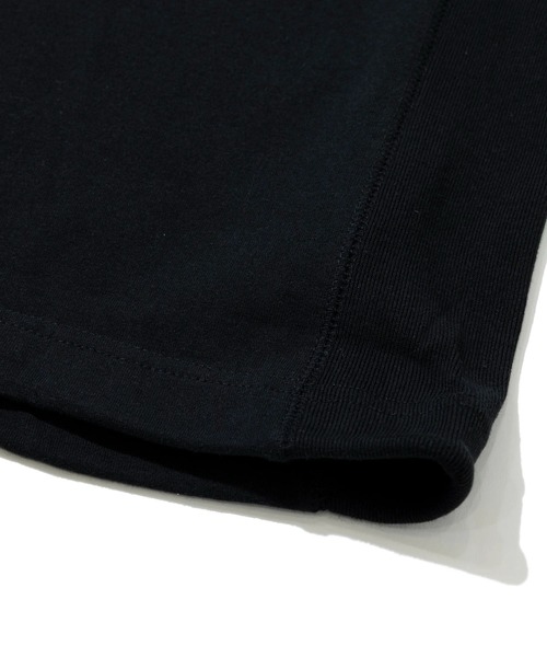 go slow caravan(ゴースローキャラバン)の「RAY綿 アクティブパターン切替ハッピーフラワー PKT TEE(Tシャツ/カットソー・メンズ・ブラック/ホワイト・MEDIUM/LARGE/X-LARGE)」の8枚目の写真