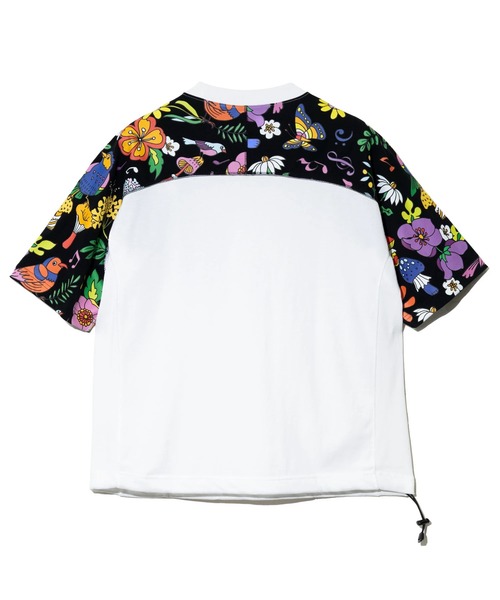go slow caravan(ゴースローキャラバン)の「RAY綿 アクティブパターン切替ハッピーフラワー PKT TEE(Tシャツ/カットソー・メンズ・ブラック/ホワイト・MEDIUM/LARGE/X-LARGE)」の16枚目の写真