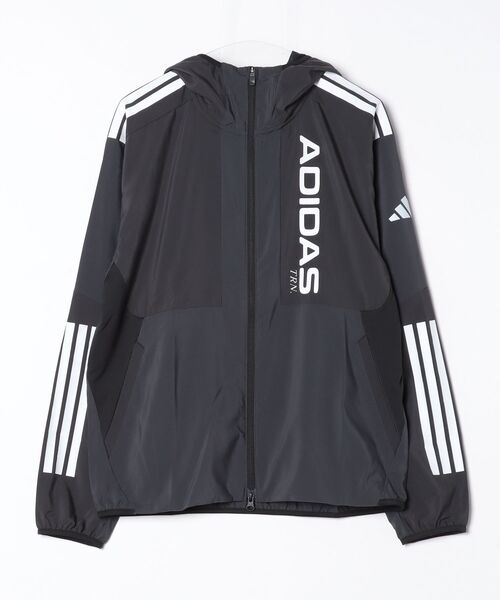 adidas（アディダス）の「【別注】アディダス adidas M HYBRID フーディジャケット 限定コラボ（ジャージ・メンズ・ダークブルー/グレー・M/L/3L/S/LL）」の11枚目の写真