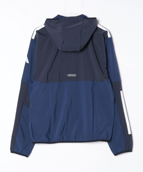 adidas（アディダス）の「【別注】アディダス adidas M HYBRID フーディジャケット 限定コラボ（ジャージ・メンズ・ダークブルー/グレー・M/L/3L/S/LL）」の13枚目の写真