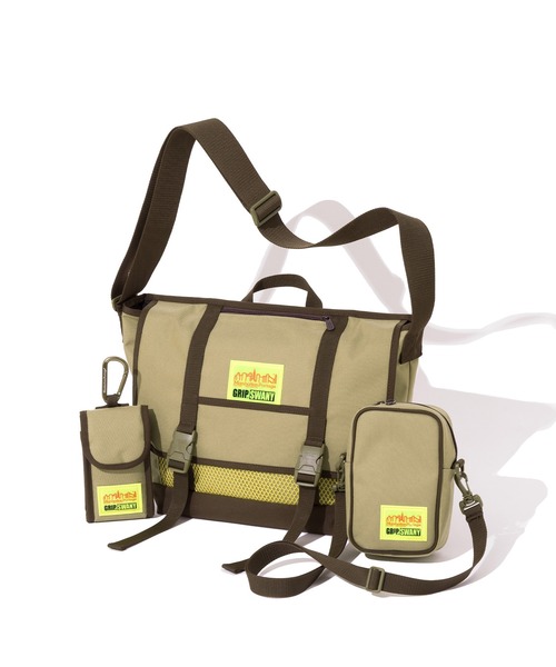 GRIP SWANY（グリップスワニー）の「Manhattan Portage×GRIP SWANY【MP1606REFGRSW】 Ny Messenger Bag  For GRIP SWANY（メッセンジャーバッグ・メンズ・ベージュ・FREE）」の6枚目の写真