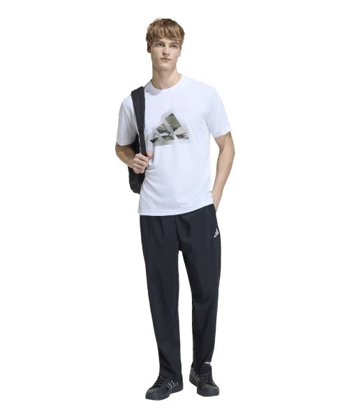 adidas(アディダス)の「アディダス adidas クライマクール カモ モダンロゴ グラフィック Tシャツ(Tシャツ/カットソー・メンズ・ホワイト・LL/3L/S/M/L)」の3枚目の写真