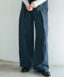 THREE FIFTY STANDARD 小谷実由さんと作ったセットアップで使えるチェックパンツ〈ダークチャコール〉