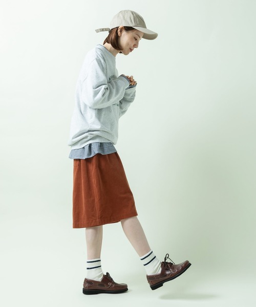 PAR ICI(パーリッシィ)の「Charming Hippo プリントスウェット(Tシャツ/カットソー・レディース・サックスブルー/グレー/ボルドー・FREE)」の4枚目の写真