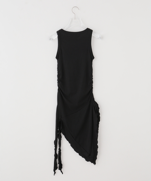 MILLO WOMEN(ミロウーマン)の「【Geek Office / ギークオフィス】MILLO WOMEN / Ruffle Sleeveless Top(その他トップス・レディース・ブラック・FREE)」の2枚目の写真