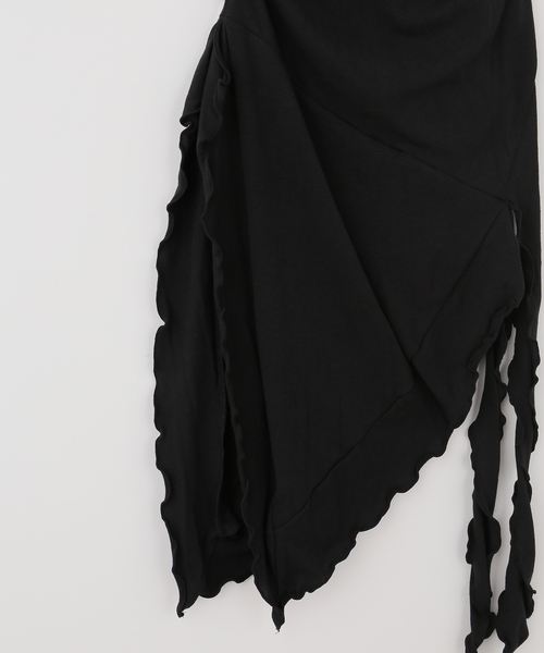 MILLO WOMEN(ミロウーマン)の「【Geek Office / ギークオフィス】MILLO WOMEN / Ruffle Sleeveless Top(その他トップス・レディース・ブラック・FREE)」の4枚目の写真