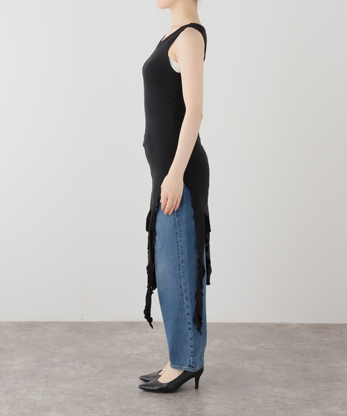 MILLO WOMEN(ミロウーマン)の「【Geek Office / ギークオフィス】MILLO WOMEN / Ruffle Sleeveless Top(その他トップス・レディース・ブラック・FREE)」の10枚目の写真