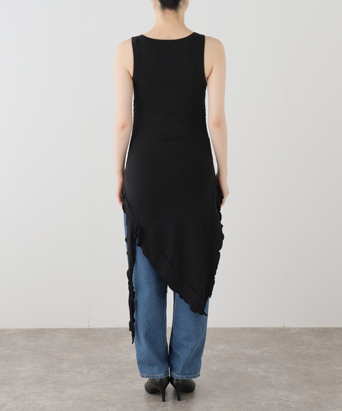 MILLO WOMEN(ミロウーマン)の「【Geek Office / ギークオフィス】MILLO WOMEN / Ruffle Sleeveless Top(その他トップス・レディース・ブラック・FREE)」の11枚目の写真