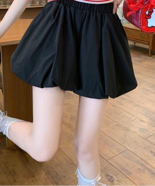 Vipoa(ヴィポア)の「バルーンデザインショートパンツ(その他パンツ・レディース・ブラック/ホワイト・FREE)」の18枚目の写真