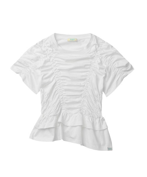 ROCKFISH WEATHERWEAR(ロックフィッシュウェザーウェア)の「SHIRRING TSHIRT(Tシャツ/カットソー・レディース・アイボリー/ブラック/ブルー・S/M)」の10枚目の写真