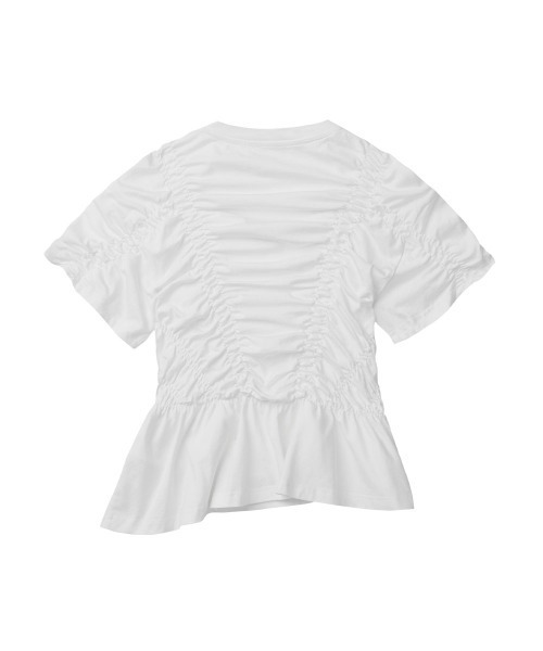 ROCKFISH WEATHERWEAR(ロックフィッシュウェザーウェア)の「SHIRRING TSHIRT(Tシャツ/カットソー・レディース・アイボリー/ブラック/ブルー・S/M)」の11枚目の写真