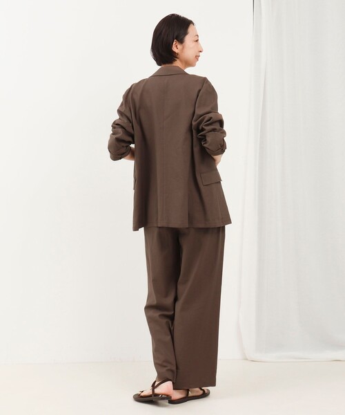 MICO COULIER(ミコクリエ)の「リネン混パンツ(その他パンツ・レディース・ネイビー/ベージュ/ブラウン・36/38)」の13枚目の写真
