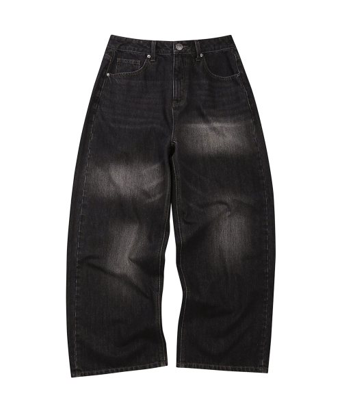 DESIRED(デシレッド)の「ウォッシングワイドデニム-FASK2301B03(デニムパンツ・レディース・ブラック・MEDIUM/LARGE/X-LARGE)」の6枚目の写真